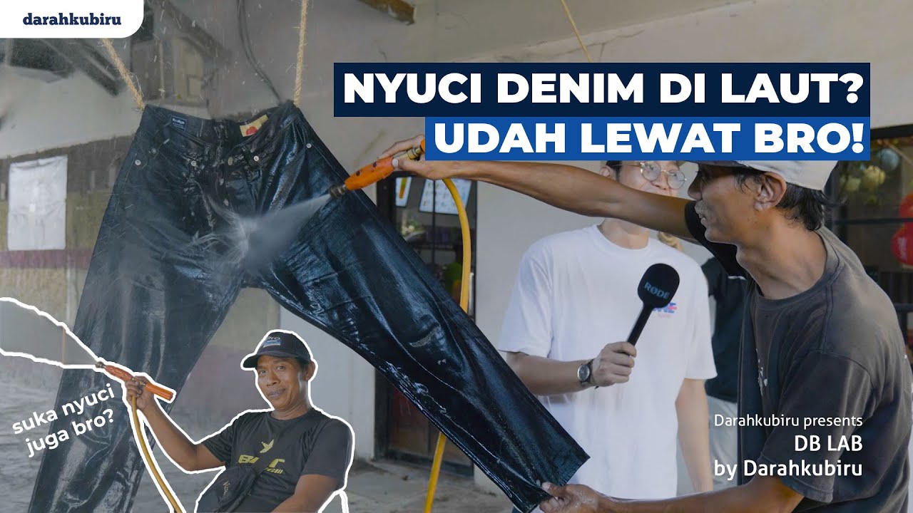 Eksperimen Denim Dicuci Steam, Wah Gimana Tuh Hasilnya!? Darahkubiru